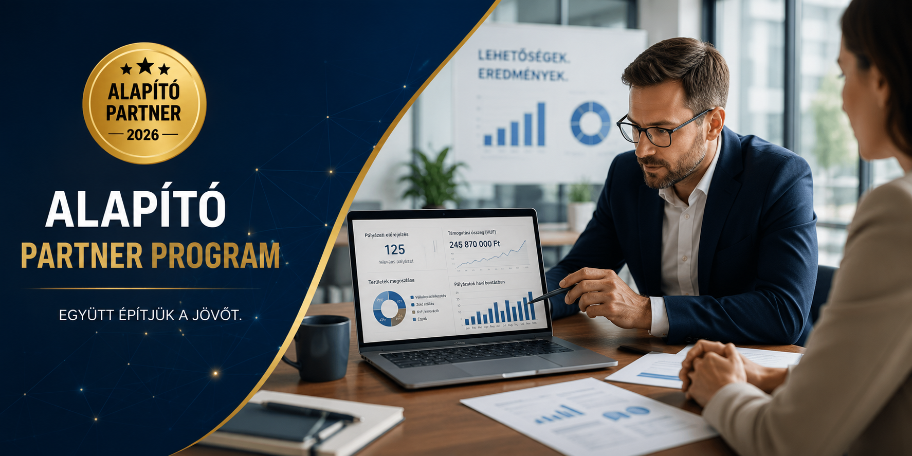 Alapító Partner Program – formáld velünk a Pályázatkeresés.hu-t